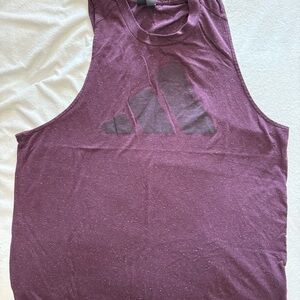 Adidas Maroon Speckled Tee